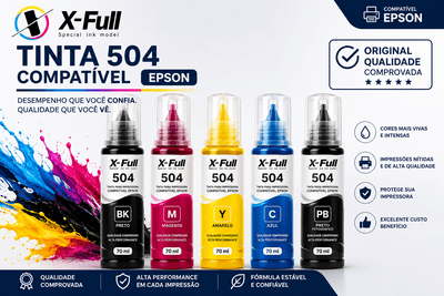 Tinta Compatível Epson 504/544 70 ml